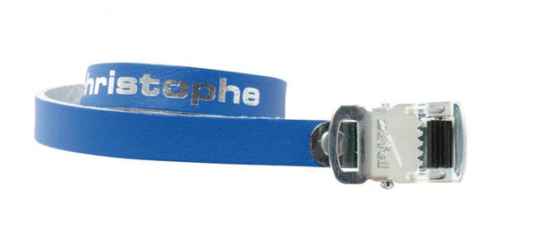 Zefal Pedalriemen Paar Christophe 516 blau 370mm Leder