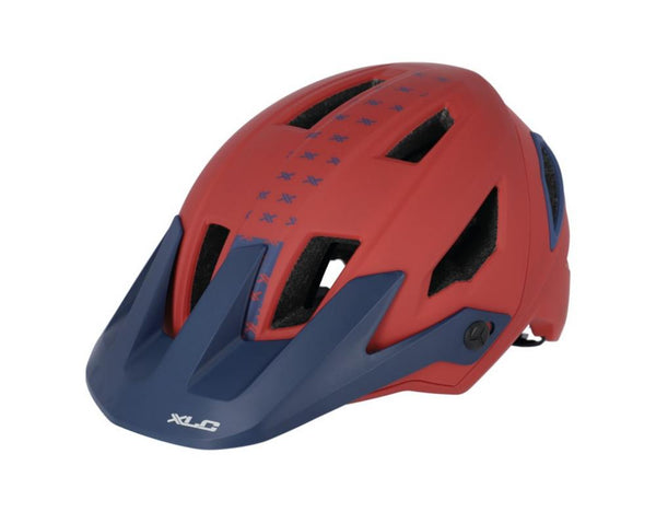 XLC Enduro Helm BH-C31 rot blau  54 bis 58