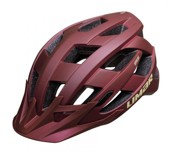 Limar Helm Alben matt dark red Gr. L 57-61 cm