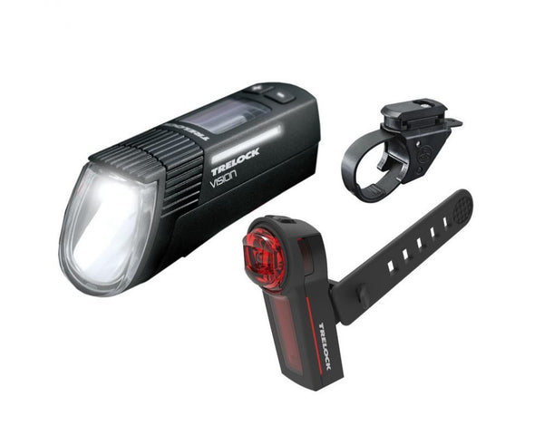 Trelock Licht Set LS 760 I-GO VISION LS 740 VECTOR Signal STVZO