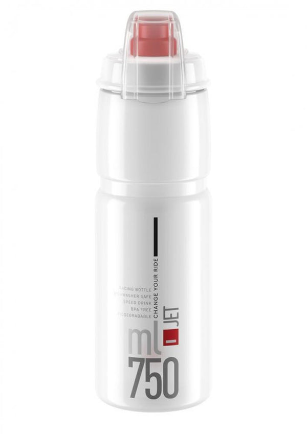 Elite Trinkflasche Jet Plus 750 ml klar rot