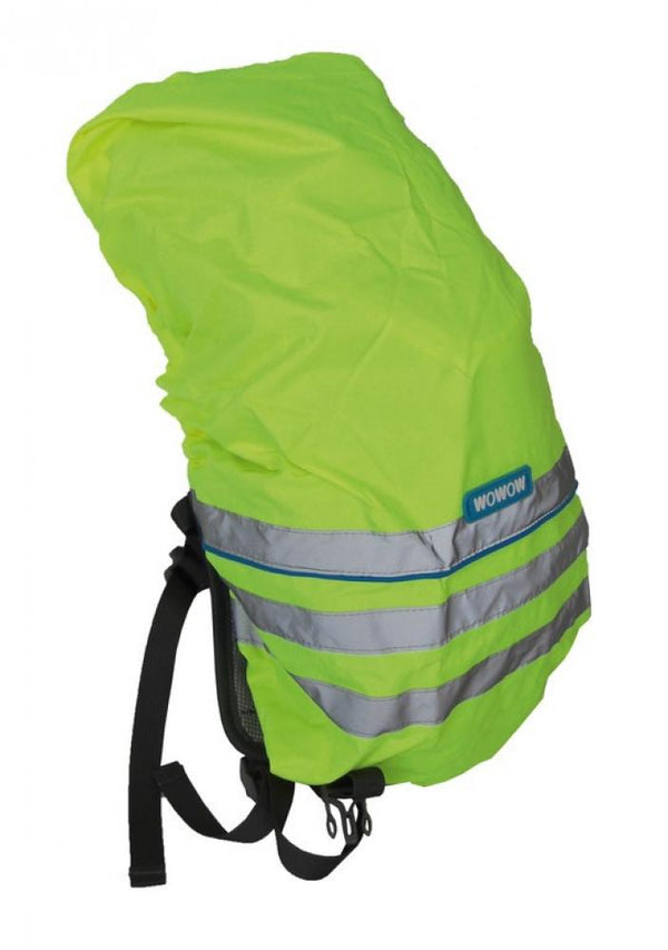 Rucksackhülle mit Reflexstreifen für Kinder neongelb reflektierend