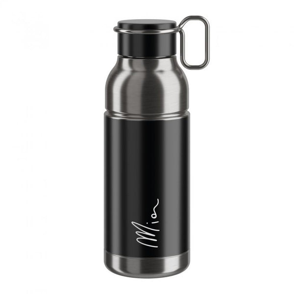 Elite Trinkflasche Mia 650 ml schwarz silber Edelstahl