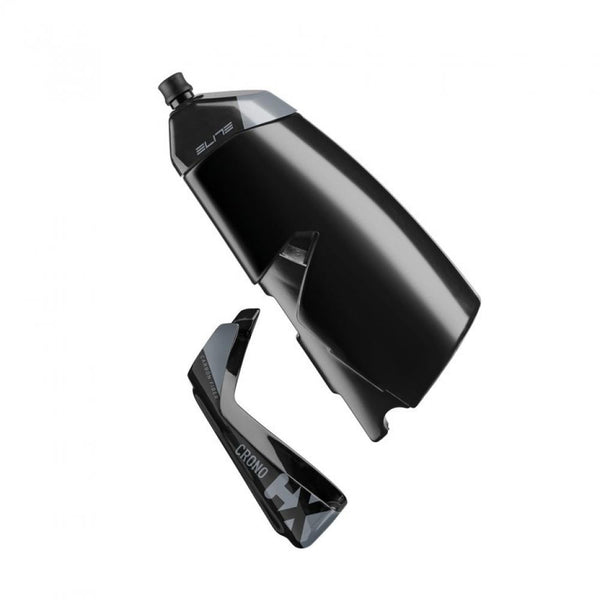 Elite Trinkflasche und Halter Crono CX schwarz Carbonhalter Aerobottle 500 ml
