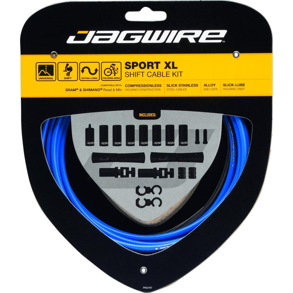 Jagwire Schaltzugset Sport Xl(4000Mm) Blau