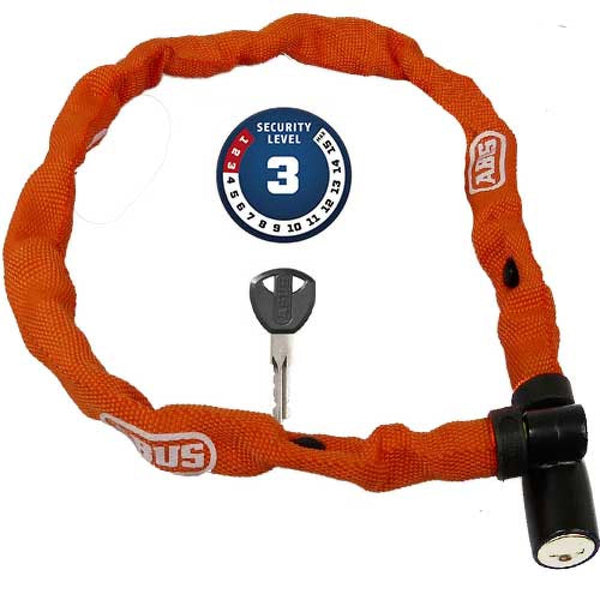 Abus Kettenschloss 1500 Web L 60 cm D 4 mm orange