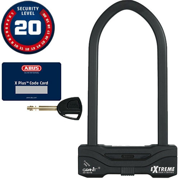 Abus Bügelschloss Granit Extreme 59 L 260 mm W 111 mm D 19 mm