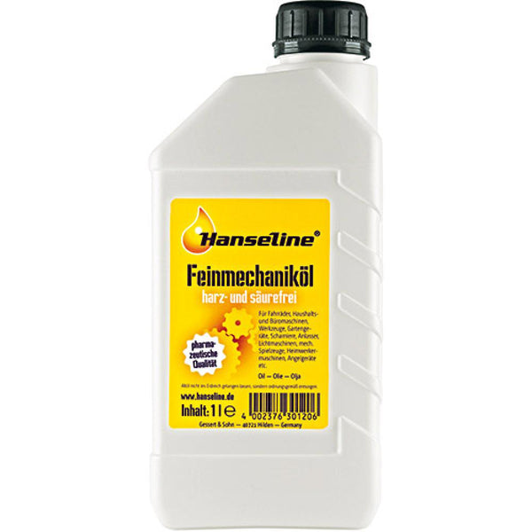 Hanseline Feinmechaniköl Flasche 1 Liter 300120