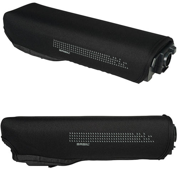 Basil Schutzhülle Battery Cover Rear Bosch Gepäckträger black lime