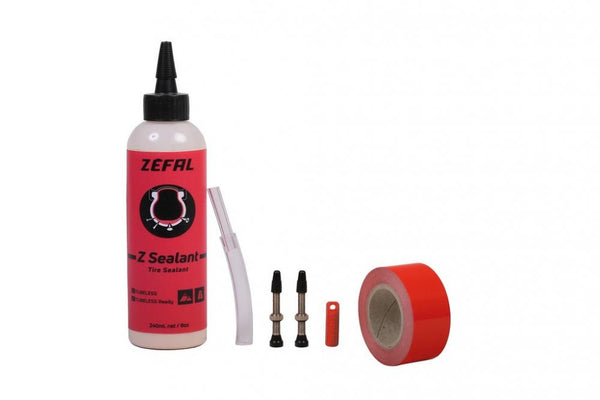 Zefal Tubeless Kit 20mm ZSealant Tubelessklebeband Ventile