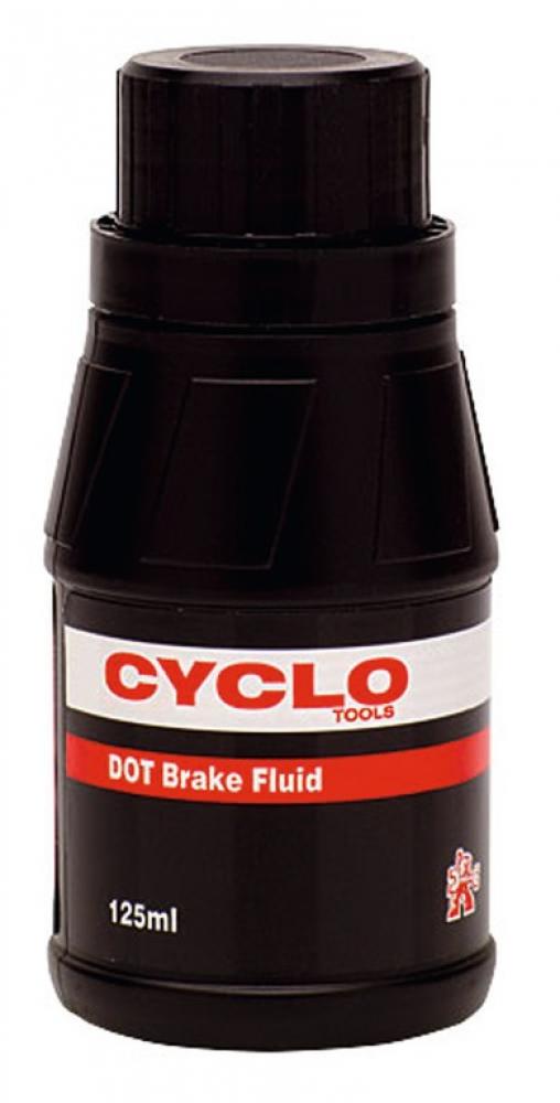 Cyclo-Tools Bremsflüssigkeit DOT 5.1 125ml Flasche für hydr Scheibenbremse