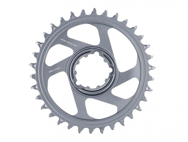 Sram Kettenblatt X-Sync2 Eagle 34Z grau Alu offset 6mm DM 12f