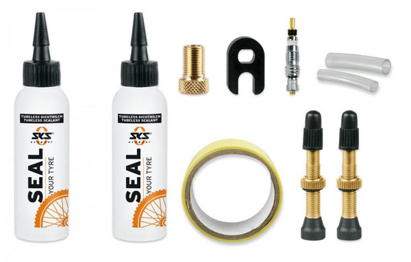 SKS Germany Tubeless Kit Seal your Tire 125ml Felgenbandbreite 25mm