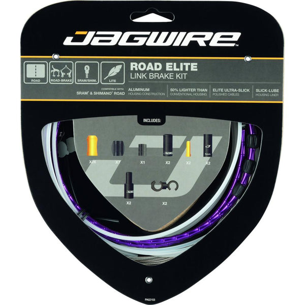 Jagwire Bremszugset Road Elite Link Ltd Purple