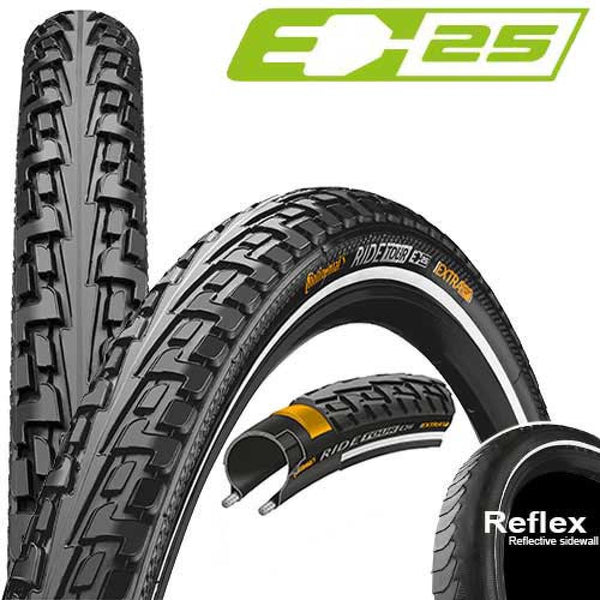 Continental Reifen Ride Tour 28x1.50" 42-635 schwarz Reflex E-25 Draht