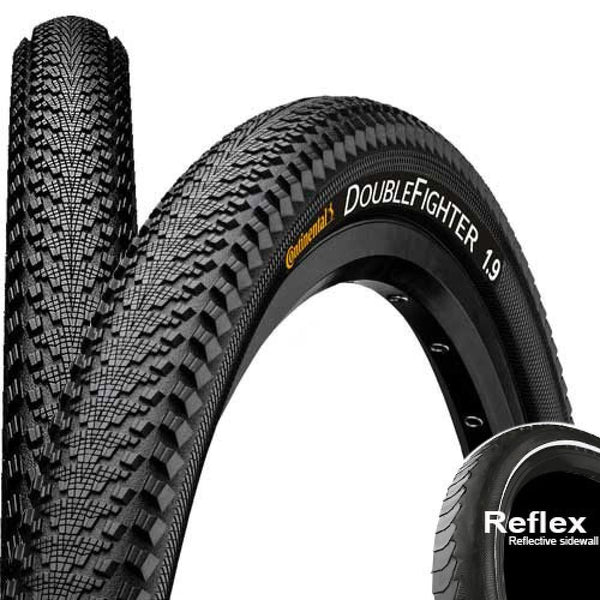 Continental Reifen Double Fighter III 27.5x2.00" 50-584 schwarz Reflex Draht