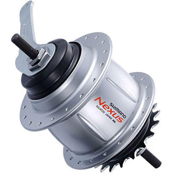 Shimano Hinterradnabe Nexus 8 Rücktritt 36-Loch silber Festachse Teile I-SGC60018CAS