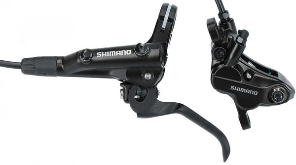 Shimano Scheibenbremsset MT501 VR 4Kolben schwarz Resin Belag