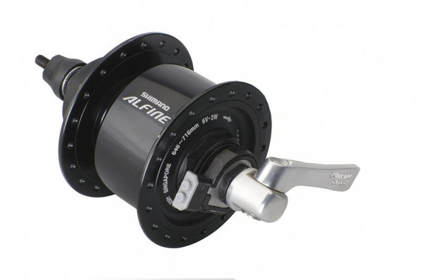 Shimano VR-Nabendynamo Alfine DHS501 100mm 36 Loch schwarz Centerlock SNSP