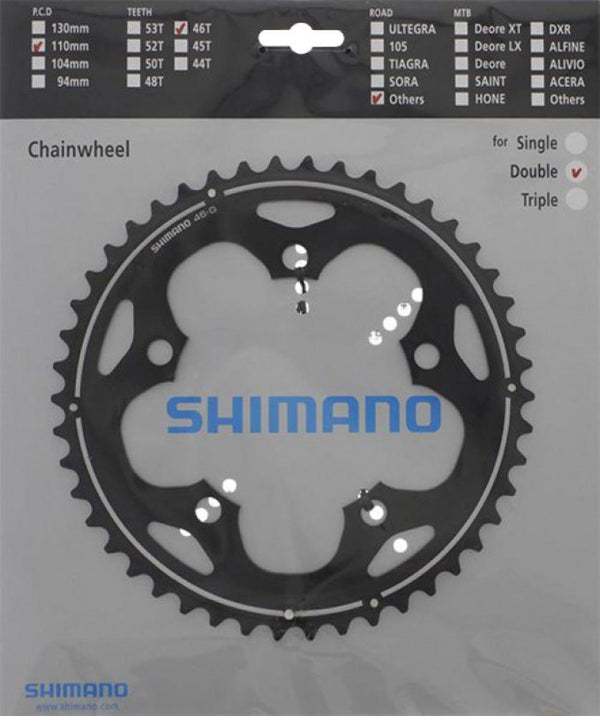 Shimano KETTENBLATT 46Z 5L 110LK SW CX50