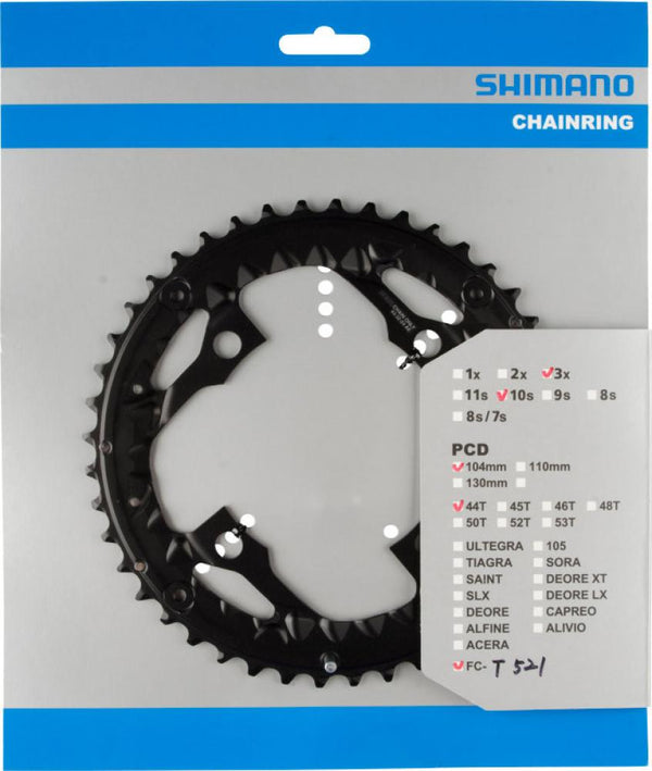 Shimano Kettenblatt 44 Zähne FC-T521 schwarz