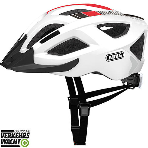 Abus Helm Aduro 2.0 race white L 58 bis 62cm