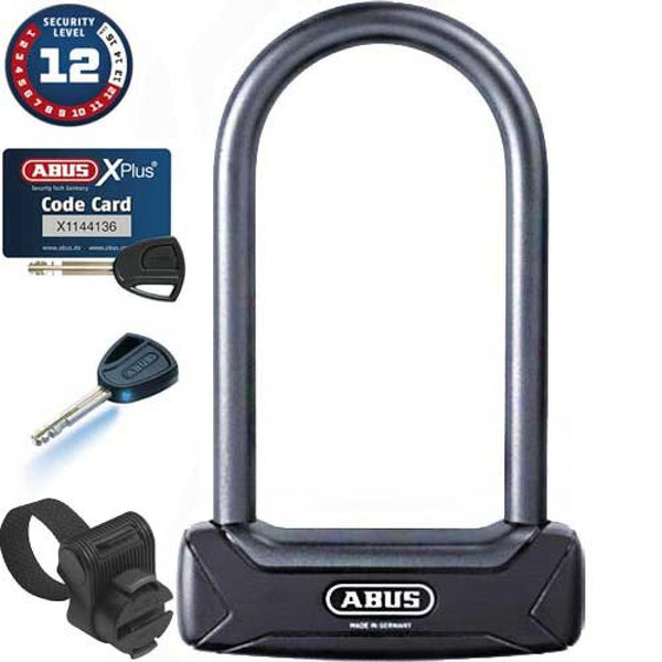 Abus Bügelschloss Granit Plus 640 L 230 mm W 83 mm D 12 mm TexKF