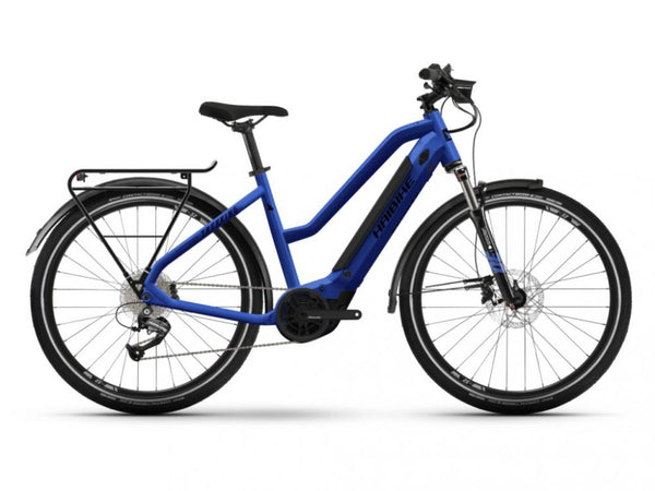 Haibike  Trekking 4 Mid i500Wh 9-G Altus YTS Gloss_Matte_Blue_Blk /M