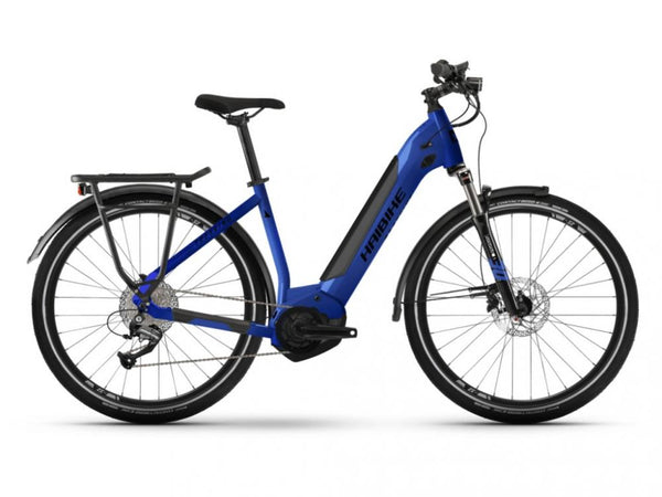 Haibike Trekking 4 Low i500Wh 9-G Altus YTS Gloss_Matte_Blue_Blk RH: M