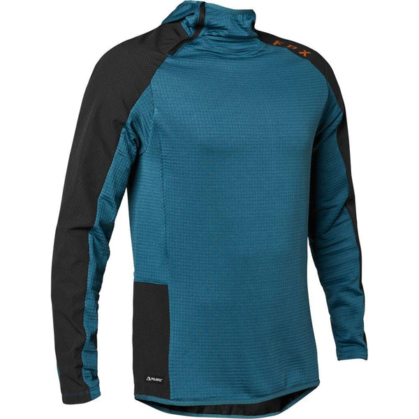 Fox Defend Thermo Hoodie Kapuzenpullover Slate Blue Größe S