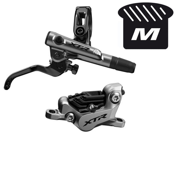 Shimano Bremsset XTR M9120 TRAIL HR 4 Kolben Bremsgriff Alu BL-M9120 rechts  Bremssattel BR-M9120 PM