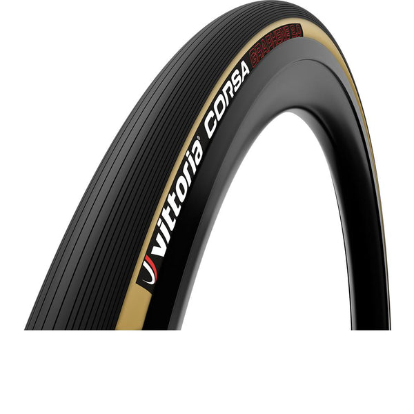 Vittoria Faltreifen Corsa Graphene 2.0 28x1.00 Zoll 25-622 schwarz beige faltbar