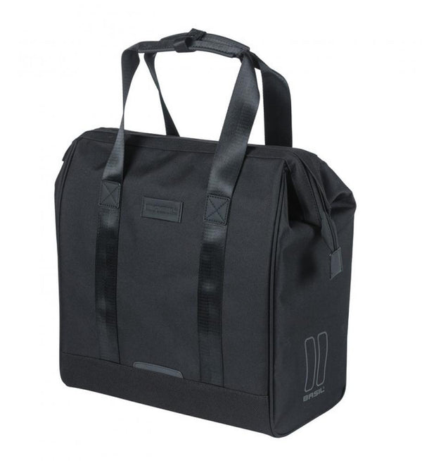 Basil Shoppertasche Grand schwarz Hook On-System 34x19x35cm 23l