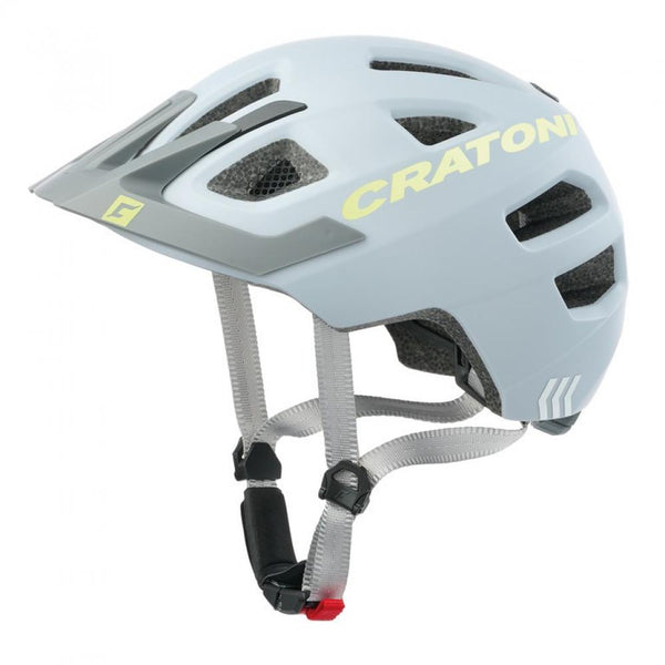 Cratoni Kinderhelm Maxster Pro Kid grau neongelb matt S/M 51 bis 56cm