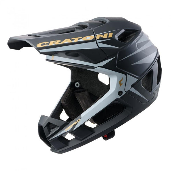 Cratoni Helm Interceptor 2.0 schwarz gold matt S/M 54 bis 58cm