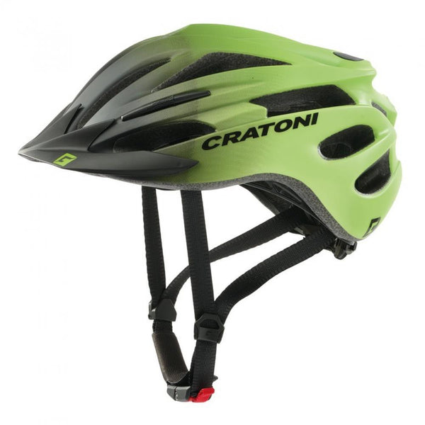 Cratoni Kinderhelm Pacer jr. schwarz/lime matt Gr. XS/S 50-55 cm