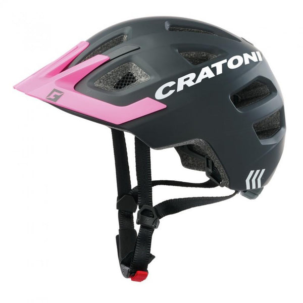 Cratoni Kinderhelm Maxster Pro Kid schwarz pink matt  XS/S 46 bis 51cm