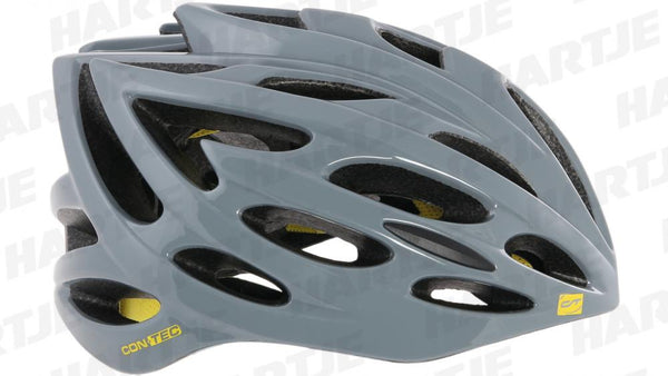 Contec Helm Road Barat.25 Gr. M 54-58 cm Grey Yellow