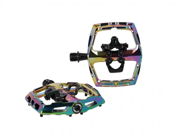 Xpedo Pedal AMBIX oilslick 9/16 Zoll einseitig XPC XTF03AC