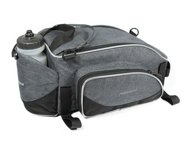 Haberland Gepäckträgertasche Flexibag L grau schwarz Größe 39x17x23cm 12l