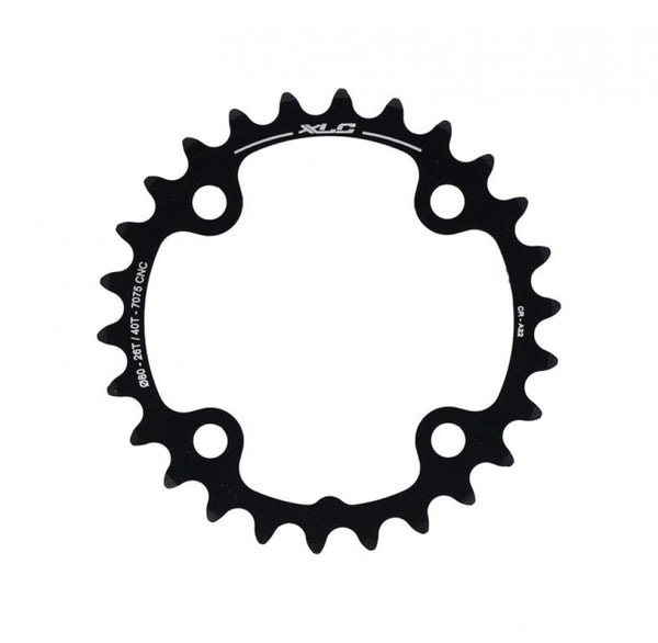 XLC Kettenblatt CR-A22 Sram 2x10 speed Ø80mm 26Z