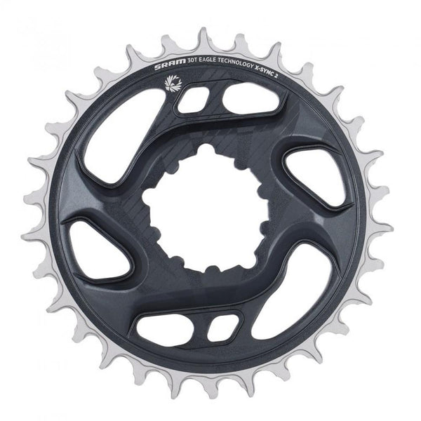 SRAM KETTENBLATT X-SYNC2 30Z 6MM OFF ALU GRAU GX