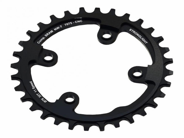 Stronglight Kettenblatt MTB Sram 1x11 für XX1 4Arm 38Z mit Gewinde schwarz