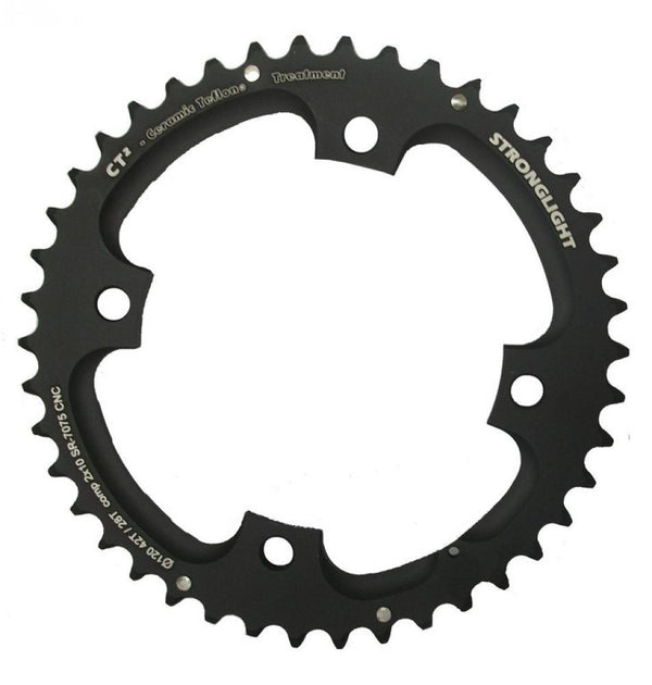 Stronglight Kettenblatt MTB f Sram 2x10 außen 41 (27) Zähne schwarz