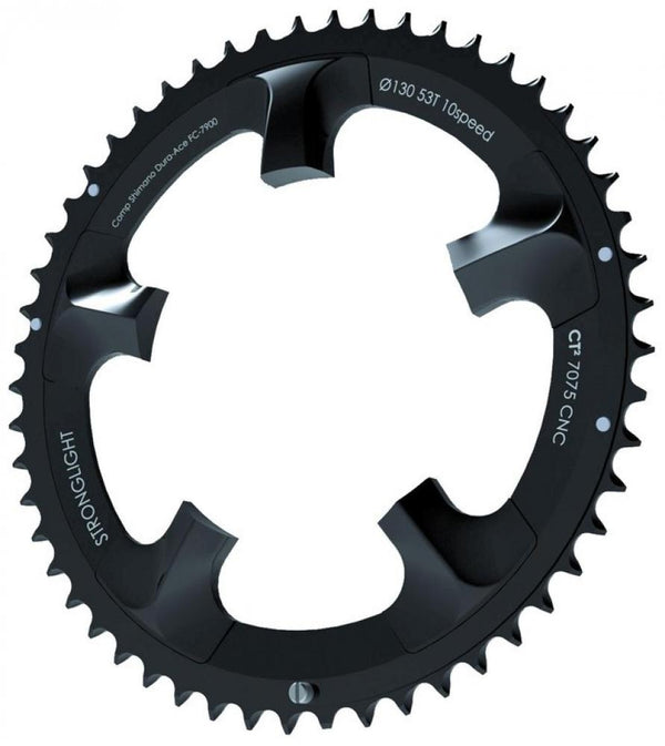 Stronglight Kettenblatt Dura-Ace 110mm außen 52 Zähne schwarz ct² 10fach