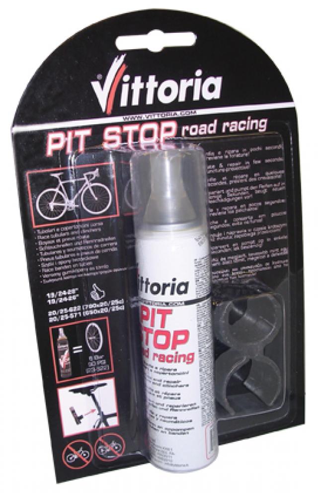 Vittoria Pannenspray Pit Stop Road Racing 75ml mit Adapter Clip