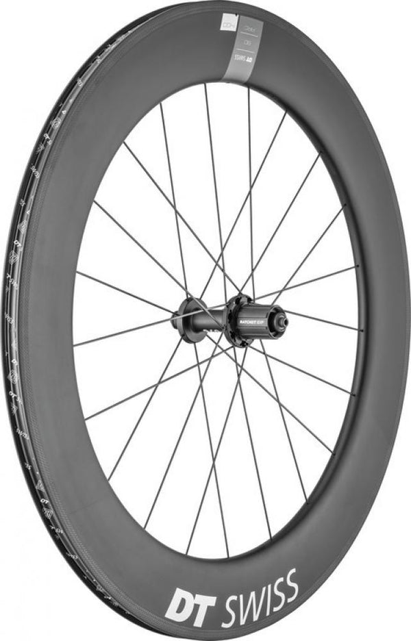 DT SWISS Laufrad (Hinterrad) ARC1400 Dicut 80 28/17mm Carbon, 130/5 mm QR Stahl, Shimano