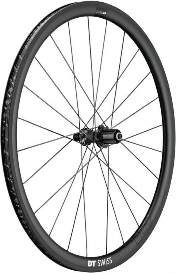 DT SWISS Laufrad (Hinterrad) PRC 1400 Spline 35 Carbon, schwarz, 130/5mm QR, Shimano