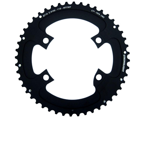 Stronglight Kettenblatt Dura-Ace/DI2 ct² komp FC-R9100 außen 48(36) Z 11fach