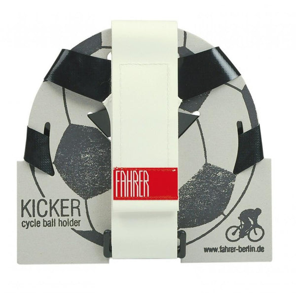 Fahrer Ballhalter Kicker Fußball schwarz/weiß